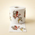 Papier toilette de Noël Père Noël et rennes